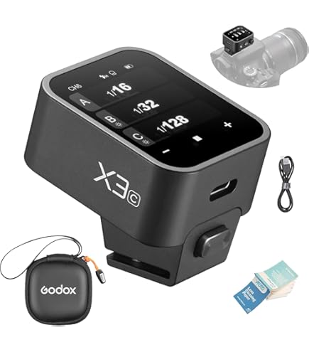 GODOX X3-O TTL ワイヤレス フラッシュトリガー 高速同期 1/8000s OLEDタッチスクリーン充電可能無線フリップフロップ 2.4 GHz無線Xシス Amazon | GODOX X3-O TTL ワイヤレス フラッシュトリガー 高速同期 1