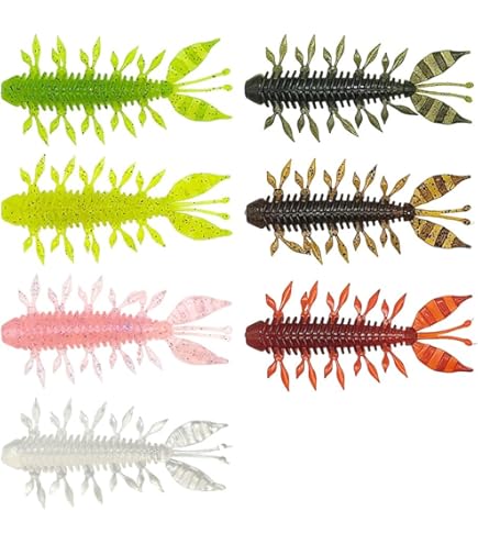 Amazon.co.jp: ing クローワーム 8本 クリアゴールド ロック