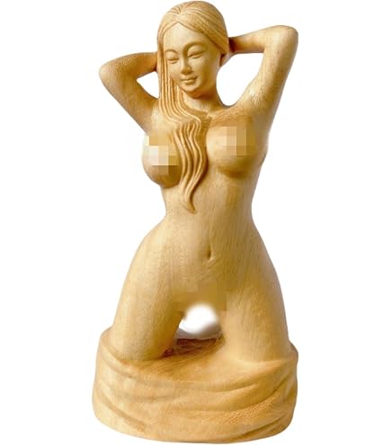 美女　女神　ヌード　セクシー　裸婦像　裸体　木彫り　彫刻工芸品 女神 : 女性像 木製 彫刻工芸品 女性像&frasl;彫刻工芸品&frasl;手作り