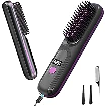 ☆コードレスヒートブラシ 軽量 マイナスイオン 2wayスタイリング 2wayスタイリング 軽量 マイナスイオン コードレスヒートブラシ