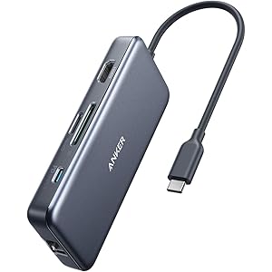 Anker PowerExpand+ 7-in-1 USB-C PD イーサネット ハブ【4K対応HDMI出力ポート…