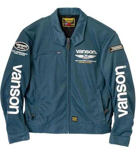 VANSONバンソン　メッシュバイカージャケット　TVS2201S VANSON バンソン TVS2501S メッシュMA-1ジャケット バイク 2025