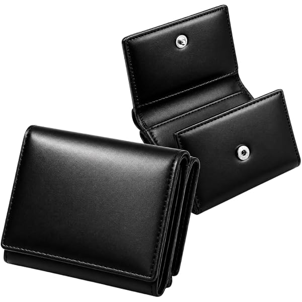 Amazon | [mieno] 財布 メンズ レディース 3つ折り 本革 コンパクト