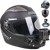 顎マウント GoPro用 アクセサリー オートバイヘルメット用下顎ストラップマウント アゴマウント バイクヘルメット顎マウント ヘルメットチンホルダー GoPro hero 9/8/7/6/5/4 、SJCAM Gopro session などに対応