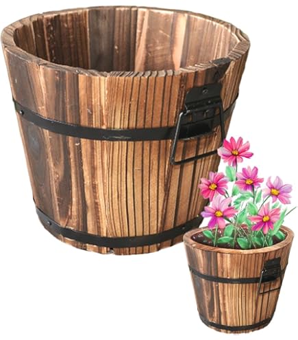 Amazon.co.jp: 限定 カタチ製作所 バレル クレーター 植木鉢 : DIY