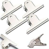 Amazon | HINH 幅広クリップ 超大型 ステンレス ブッククリップ 160mm