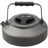 ロゴス ザ・ケトル 750ml フラット型 アルミ製 傷つきにくいハードアルマイト加工 81210301 ブラック