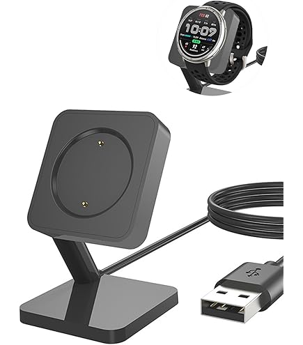Amazon.co.jp: Amazfit 対応 スマートウォッチ 充電ケーブル USB充電