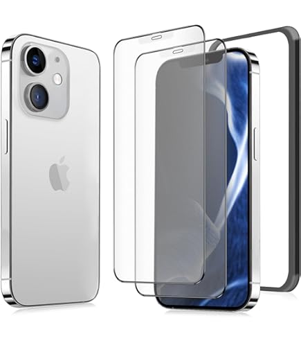 Amazon | 【2枚セット】ガイド枠付き KPNS 日本素材製 強化ガラス