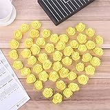 SUND　造花　バラ　花のみ　ミニ　花ボール　50輪セット　DIY　手作り　インテリア　雑貨　花部分のみ　シルクフラワー　可愛いカラバリ 高品質　造花　枯れない　結婚式　誕生日　発表会　入学式　卒業式