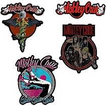 Motley Crue モトリークルー　扇子　グッズ　日本限定 非売品！ モトリー クルー ステッカー MOTLEY CRUE - B 正規品 ロックT