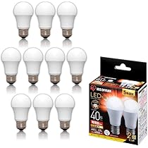 Amazon.co.jp: アイリスオーヤマ LED電球 E17 広配光 40形相当 電球色
