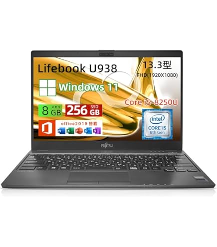 Amazon.co.jp: 【整備済み品】ノートパソコン LIFEBOOK U938/S FUJITSU  