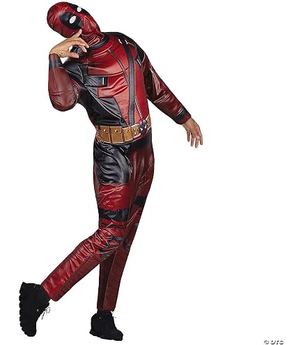 Amazon.co.jp: 大人用デッドプール コスチューム ジャンプスーツ