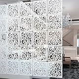 Amazon Yizunnu 12片セット パーテーション 高さ29cm X 幅29cmアジアン 和室 洋室 オフィス 間仕切り 衝立 おしゃれ はくしょく 間仕切り スクリーン オンライン通販