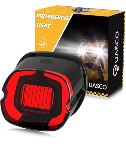 HCmotorku Motorcycle LED Rear Tail Light Taillights Brake Running Fit