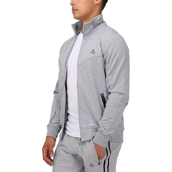 ALWAYSONE Men's Zip-Up Fleece Hoodie - Soft Brushed Lining, Pocket, Sizes S-3XL, Multiple Colors - View #2