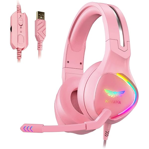 Nivava K12 USB Gaming Headset for PC 