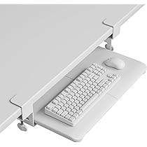 BONTEC ボンテック キーボードトレイ デスク下 引き出し式 ブラック Amazon | BONTEC デスク下 キーボードトレイ 引き出し式