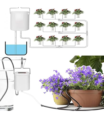 Amazon.co.jp: 自動散水タイマー 散水ホース 植物灌水 散水システム