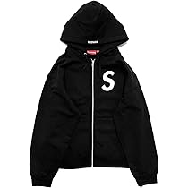 Supreme 刺繍ロゴ フード付きパーカー 黒 正規品 SUPREME シュプリーム 22AW S Logo Hooded Sweatshirt Black