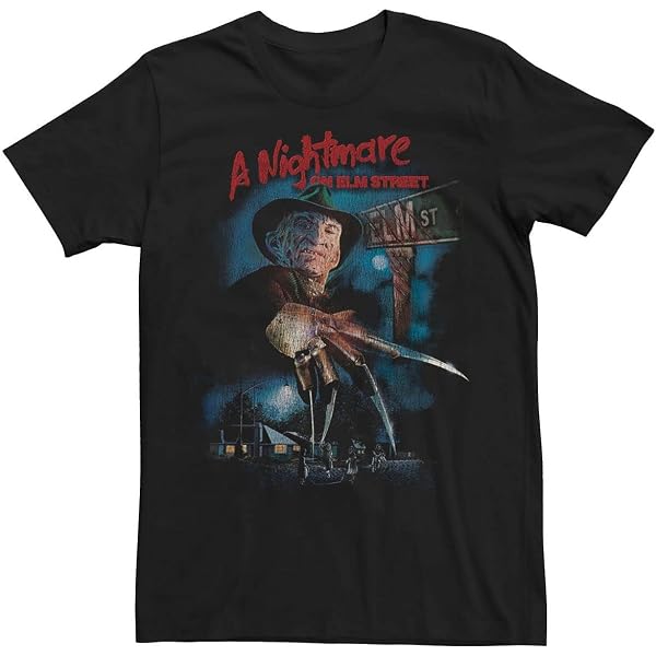 Amazon | エルム街の悪夢 フレディは二度と眠らない Tシャツ | Tシャツ