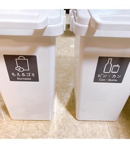 Amazon.co.jp: KAWAJUN (カワジュン) 分別ごみ箱 100L ［ W84cm×D65cm
