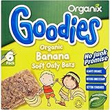 Organix Goodies Organic Soft Oaty Bars - Banana 12mth+ (6x30g) バナナ12Mthの+ （ 6X30G ） - Organixは、有機ソフト