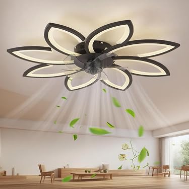 Amazon.co.jp: TAGIYOON シーリングファンライト おしゃれ 花形 LED 8