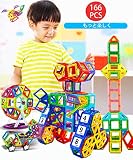 マグネット立体パズル　あいわん（株）知育玩具 ブロック おもちゃ 磁石ブロック　創造力と想像力を育てる知育 玩具 モデルDIY　磁石積み木 収納ケースつき (166)
