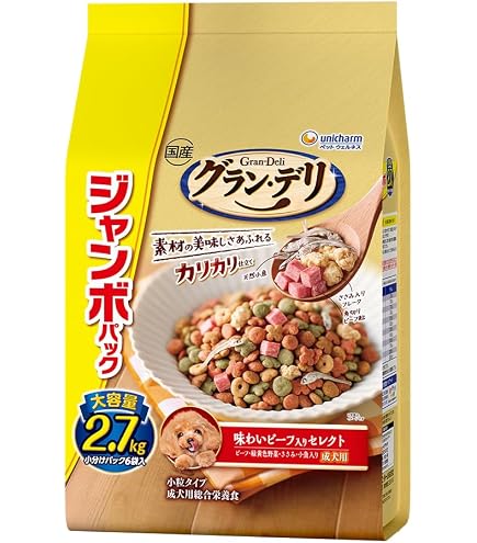 グラン・デリ ドッグフード 成犬用 低脂肪 味わいビーフ入りセレクト