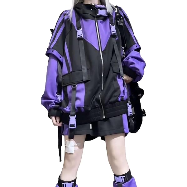 Amazon | [Lilikakoi] サブカル系 機能服 アウトドアジャケット