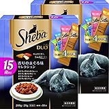 シーバ (Sheba) キャットフード デュオ 15歳以上 香りのまぐろ味セレクション 高齢猫...