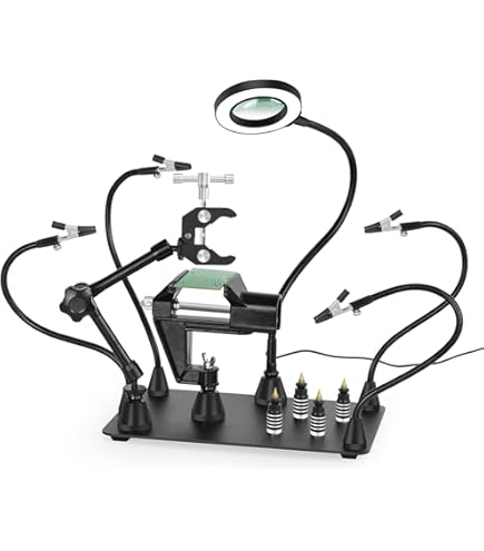 Magnetic Helping Hands Third Hand Soldering Work Station For Electronics Repair - View #9