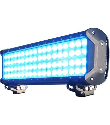 Amazon.co.jp: LED 集魚灯 216w ブルー イカ釣り 灯 青色 防水 イカ