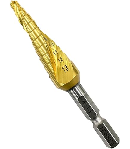 Amazon.co.jp: ライト精機 Super 六角軸チタンステップビット HTS-2