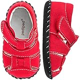 [ペディペド] pediped オリジナルズ Harvey ハーベイ - ファーストベビーシューズ レッド L (18-24 mos) 【並行輸入】
