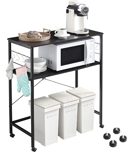 Amazon.co.jp: ゴミ箱上ラック 幅80×奥行40×高さ100cm キッチンラック
