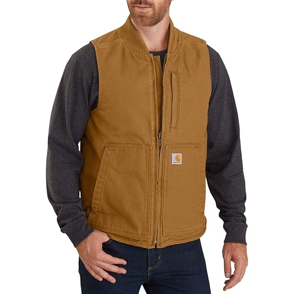 Amazon | Carhartt Men's 104395 Washed Duck Insulated Rib Collar