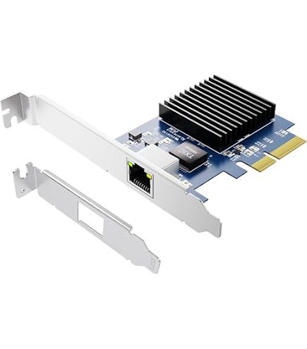 Amazon | 10Gbps PCI-E LANカード、Intel X540チップ搭載, Intel X540