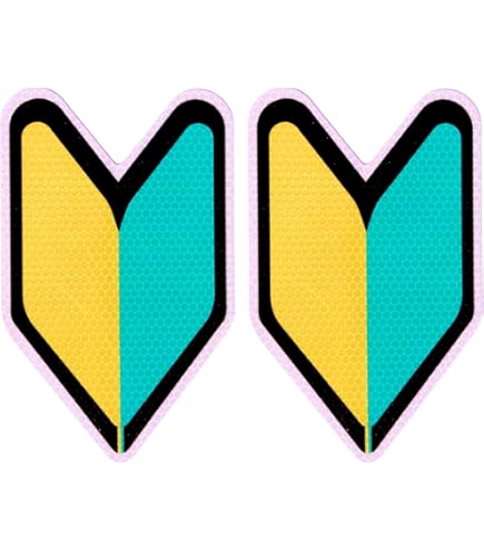 Amazon.co.jp: 初心者マーク マグネットタイプ 初心運転者標識 金属