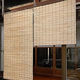 簾（すだれ） 日よけ サンシェード 屋外 和風 アジアン 蒲芯すだれ 88×80cm（1枚）