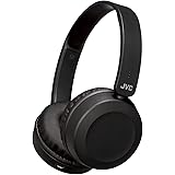 JVCケンウッド JVC HA-S48BT-B ワイヤレスヘッドホン Bluetooth対応/連続17時間再生/バスブースト機能搭載/ハンズフリー通話用マイク内蔵/フラット折りたたみ式/ブラック HA-S48BT-B