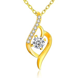 クリネックススワロフスキー婦人のネックレスダイヤモンドネックレス18Kゴールド40CM+5CM 誕生日プレゼント豪華飾ります 結婚式 記念日 誕生日 ハート型のダイヤのネックレス