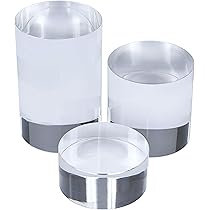 Amazon.co.jp: BENECREAT5個 円柱 アクリル台座 クリア アクリル展示台