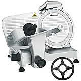 業務用 ミートスライサー 電動 肉スライサー【回転刃220ｍｍ】PRO-220YS-B シルバー KIPROSTAR(キプロスター)