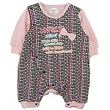 LoveLoveKids(ラブラブキッズ) ガーゼ裏毛水玉ハートPtモンキーオール 60cm /ブラック NO.KK-31-1102