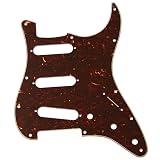 Fender フェンダー ピックガード 11-HOLE MODERN-STYLE STRATOCASTER S/S/S PICKGUARDS TORTOISE タートイズシェル