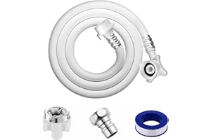 洗濯機 給水ホース ホース 給水管 全自動用 給水用 元口付き 長さ1m 交換用 互換 アダプター 水栓 接続ホース ねじれ防止 ゴム 汎用 洗濯機用 4分 蛇口コネクタ 交換簡単 取付簡単 漏水防止 水漏れ防止 折れにくい ワンタッチ接続 抜け防止 ナノバブル延長管