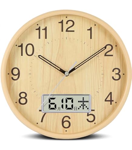 日付・曜日表示付き掛時計 楽天市場】曜日 掛け時計の通販